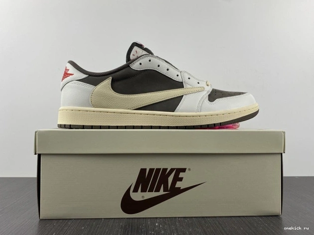 Rep Onekick Retro Air Travis x Air Jordan DM7866-162 1 Low Jordan Scott 0818